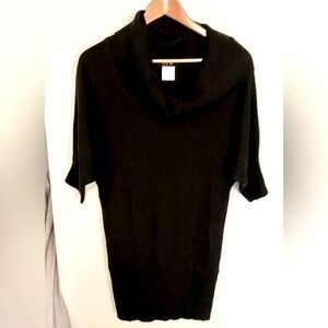 Sexy! JFW Women’s Sweater Dress Black Small Cowl Neck